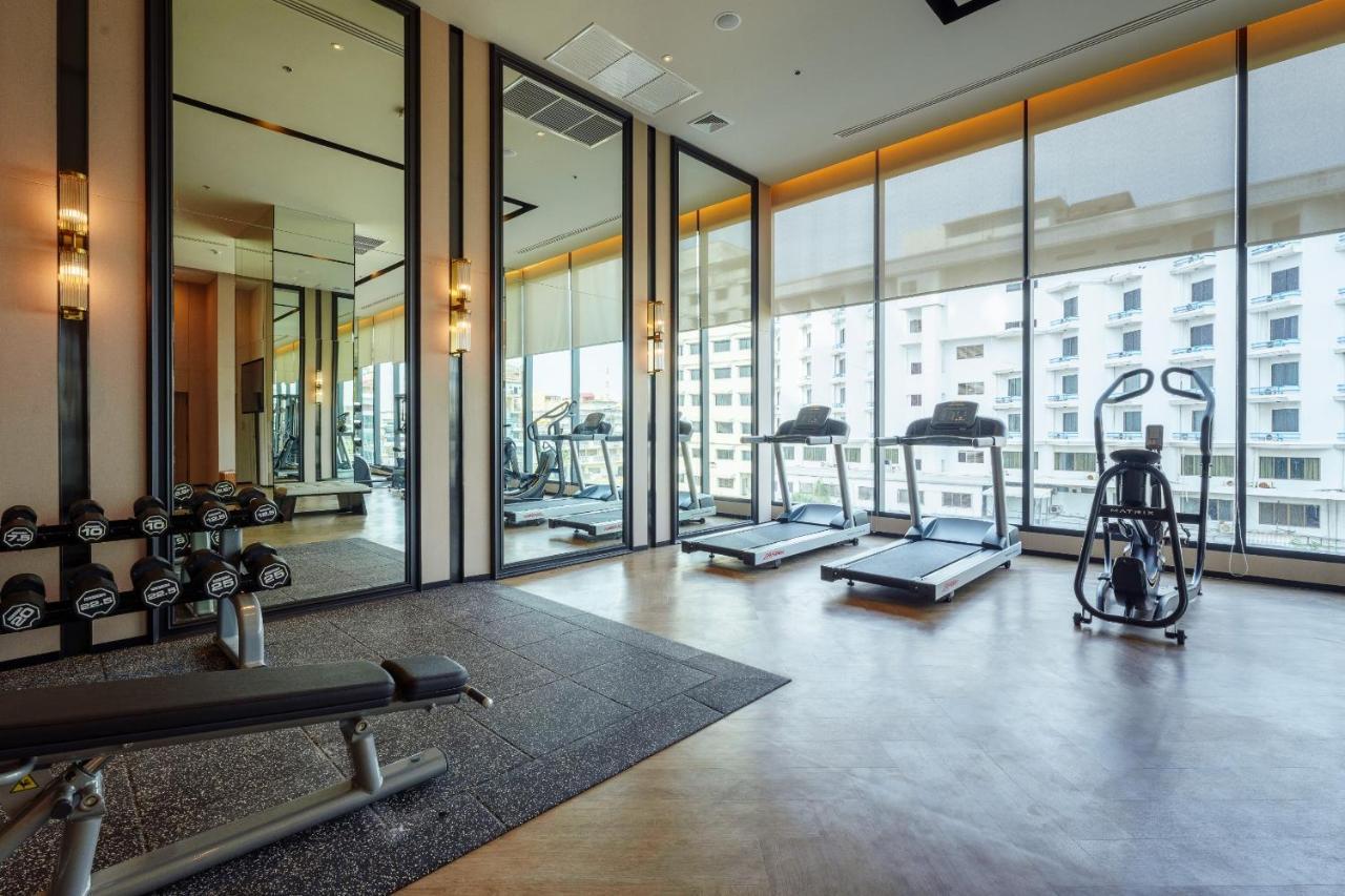 Somerset 芭達亞 外观 照片 The gym at the hotel