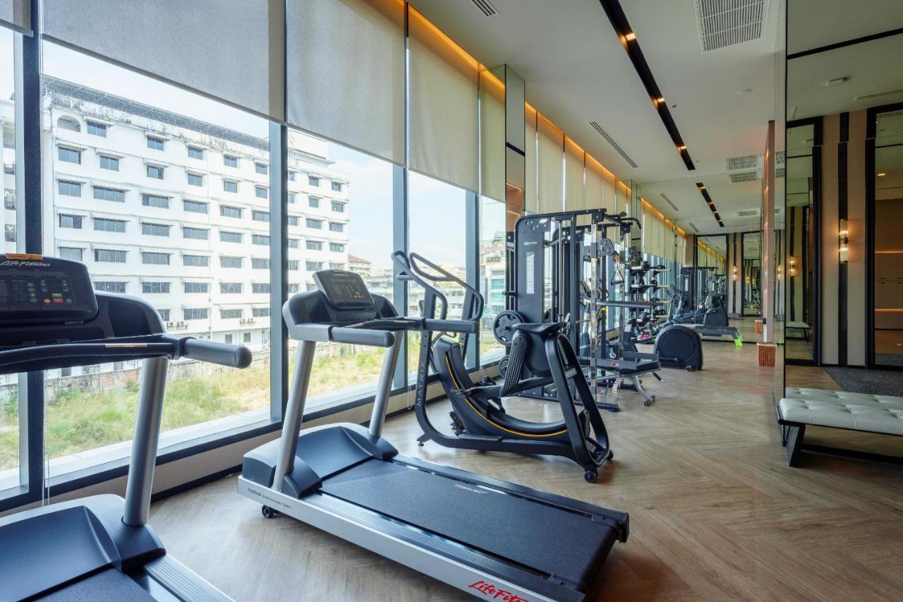 Somerset 芭達亞 外观 照片 The gym at the hotel