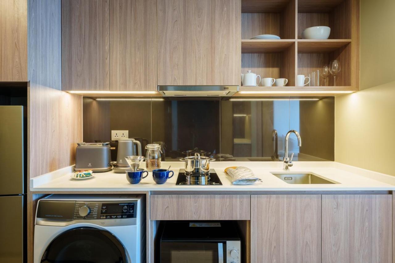 Somerset 芭達亞 外观 照片 A kitchen in a serviced apartment